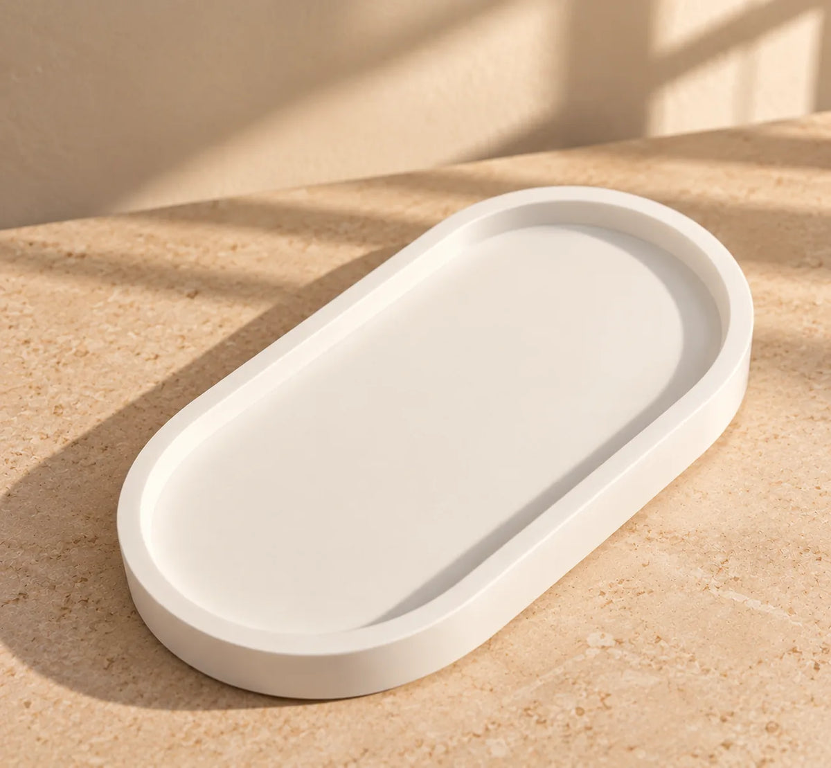 Bandeja Ovalada HEBRA Essence como elemento decorativo
