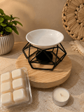 Quemador Geométrico para Wax Melts HEBRA Essence