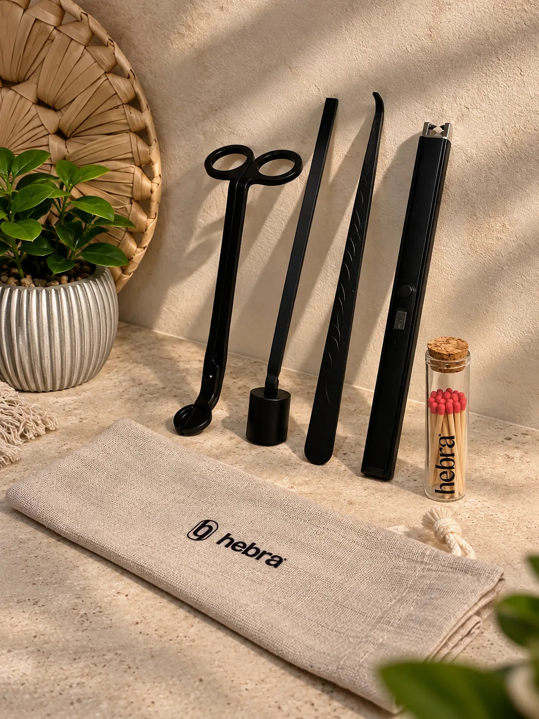 Set Completo de Cuidados para Velas HEBRA Essence