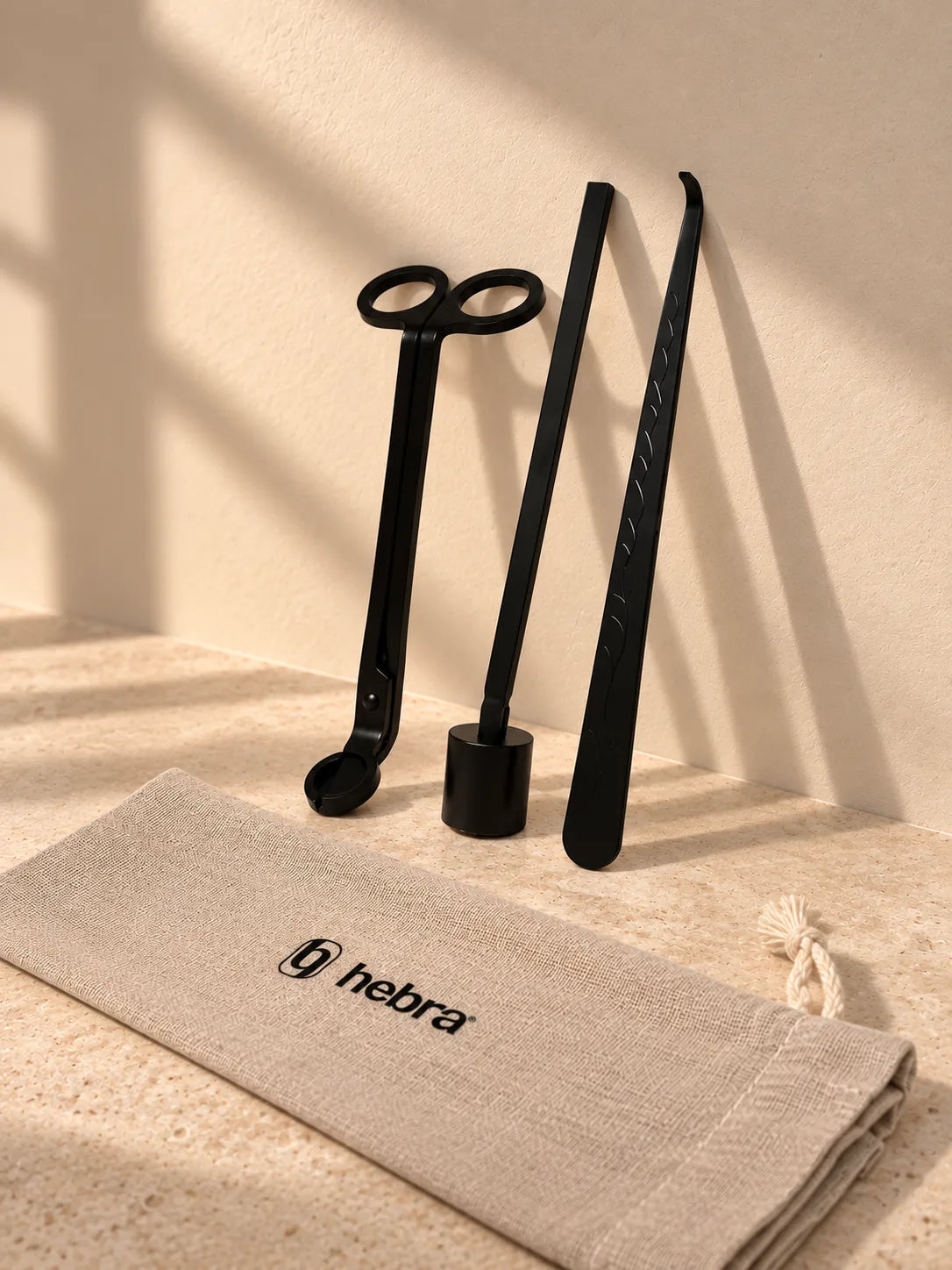 Set de Cuidado para Velas de 3 piezas HEBRA Essence