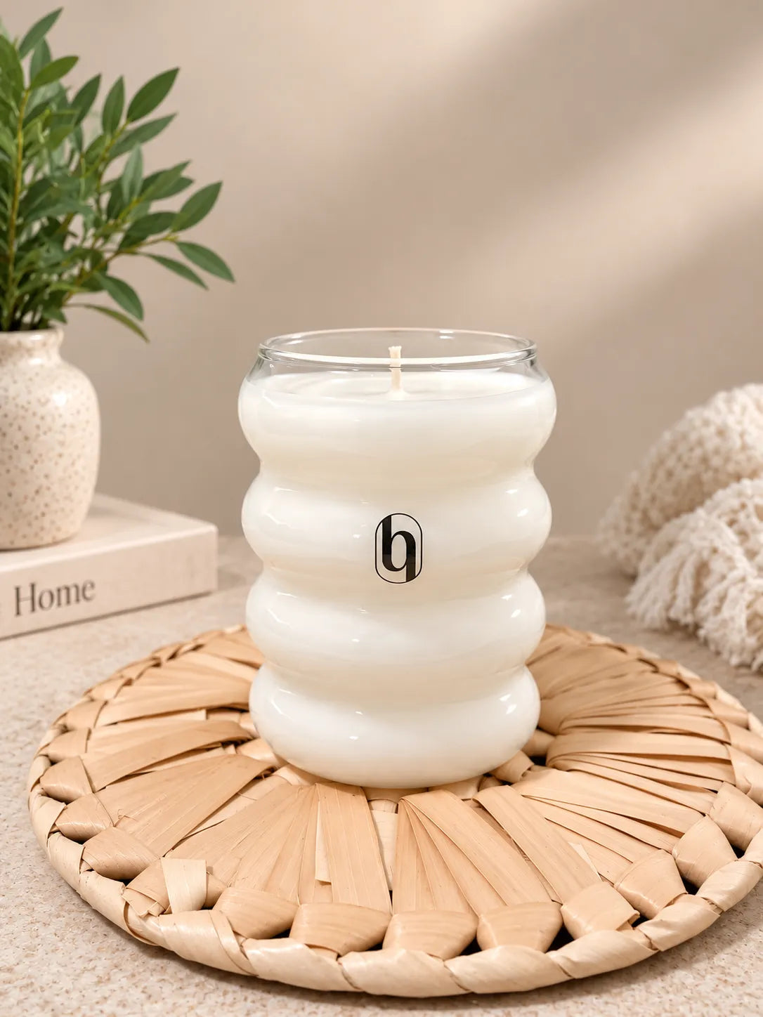 Vela aromática Flor de Lotos en vaso de diseño – Hebra Essence