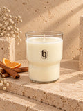 Vela artesanal de naranja y canela de Hebra Essence