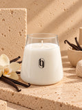 Vela de vainilla artesanal de Hebra Essence