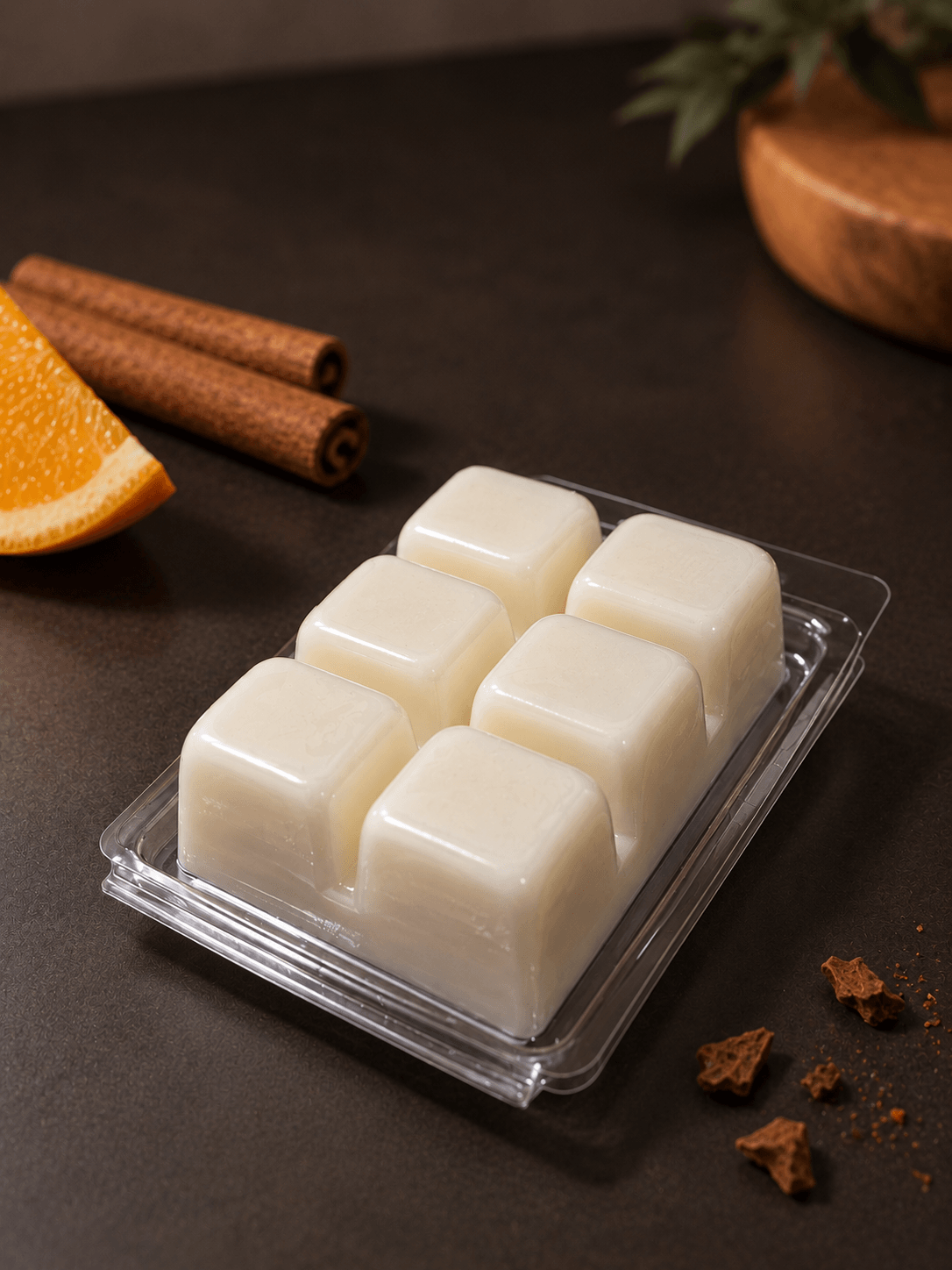 Wax Melt aromático de naranja y canela HEBRA Essence