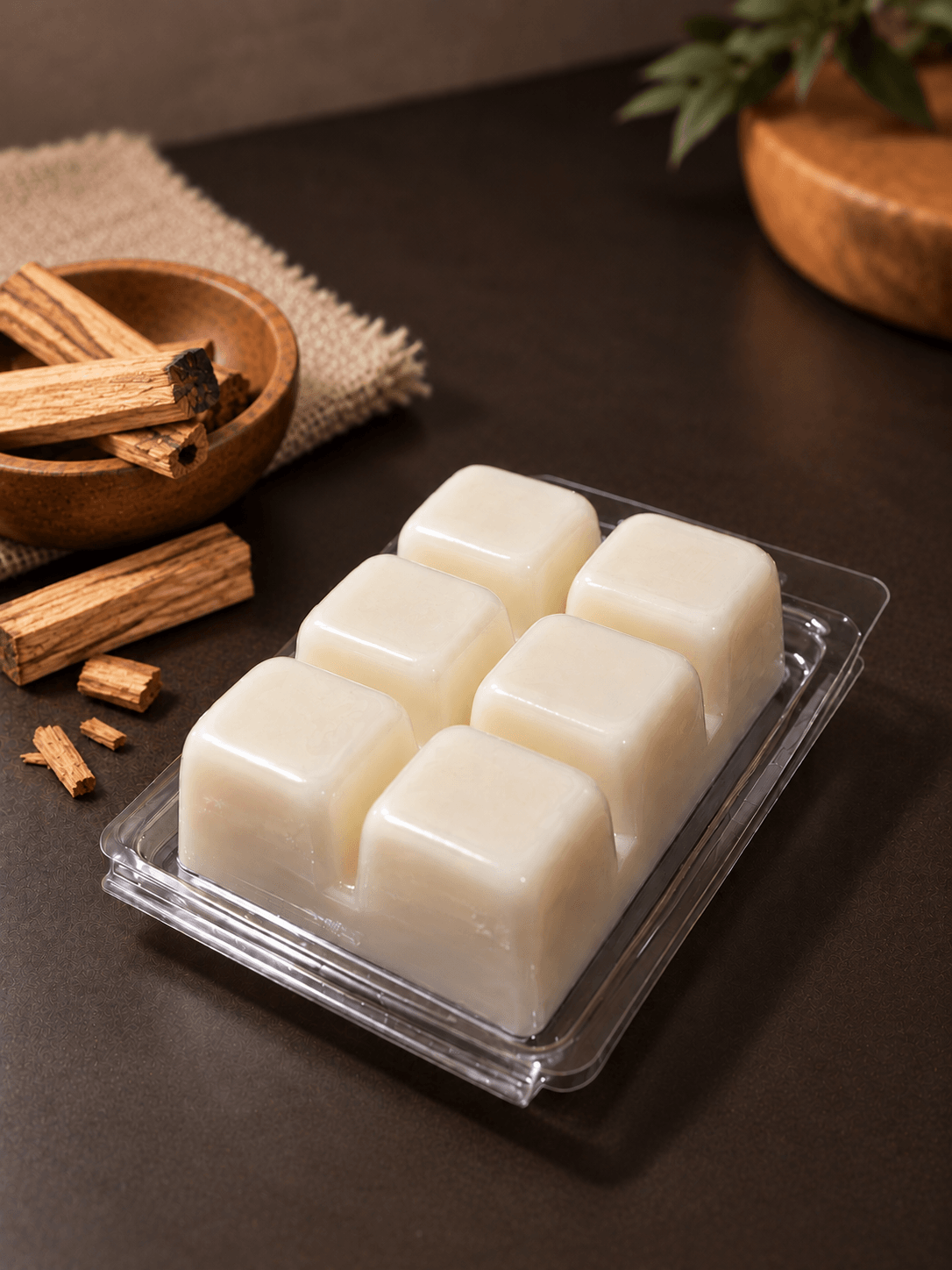 Wax Melt aromático de palo santo HEBRA Essence